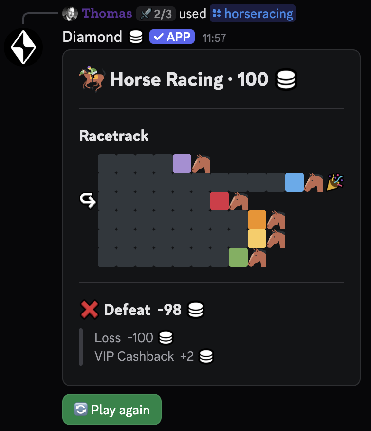 Diamond Bot Diamond β The Casino Bot for Discord